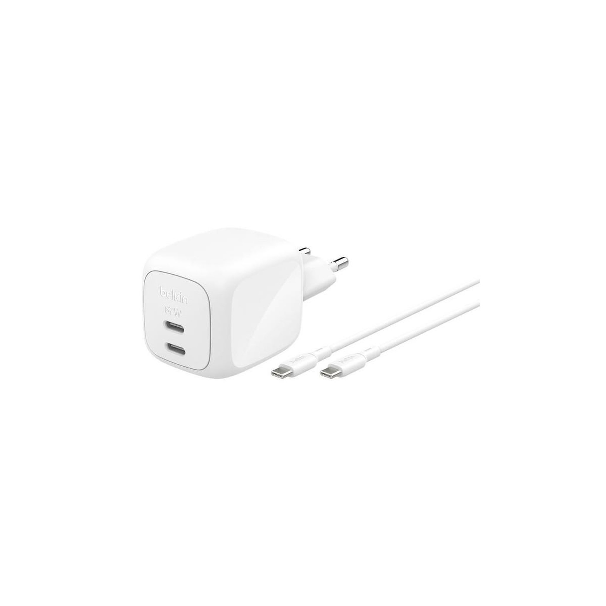 Voir la diapositive 2 : Belkin Belkin wch020kq2mwh-b6 chargeur d'appareils mobiles universel blanc secteur charge rapide intérieure