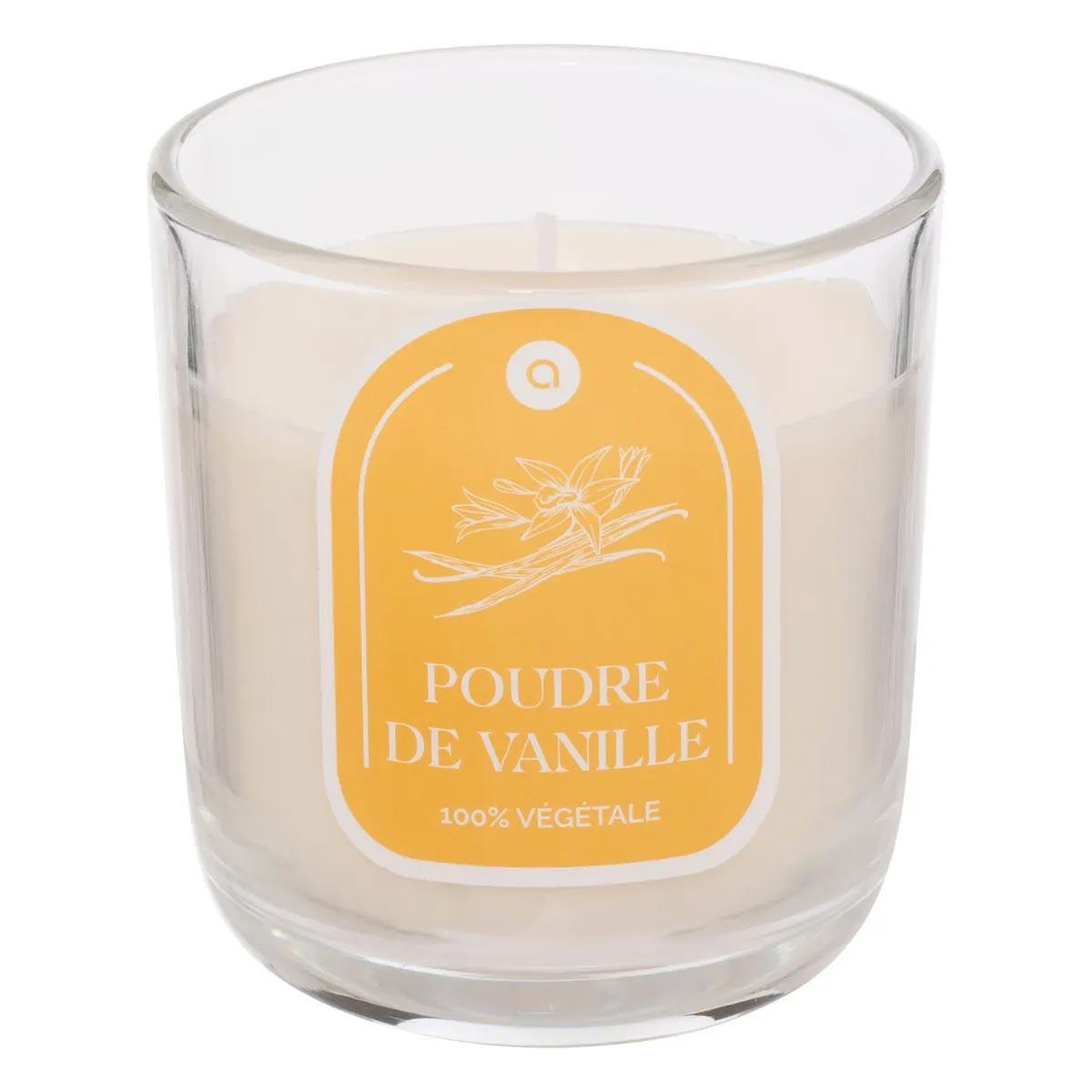 ATMOSPHERA Bougie parfumée en verre  floa  210g vanille