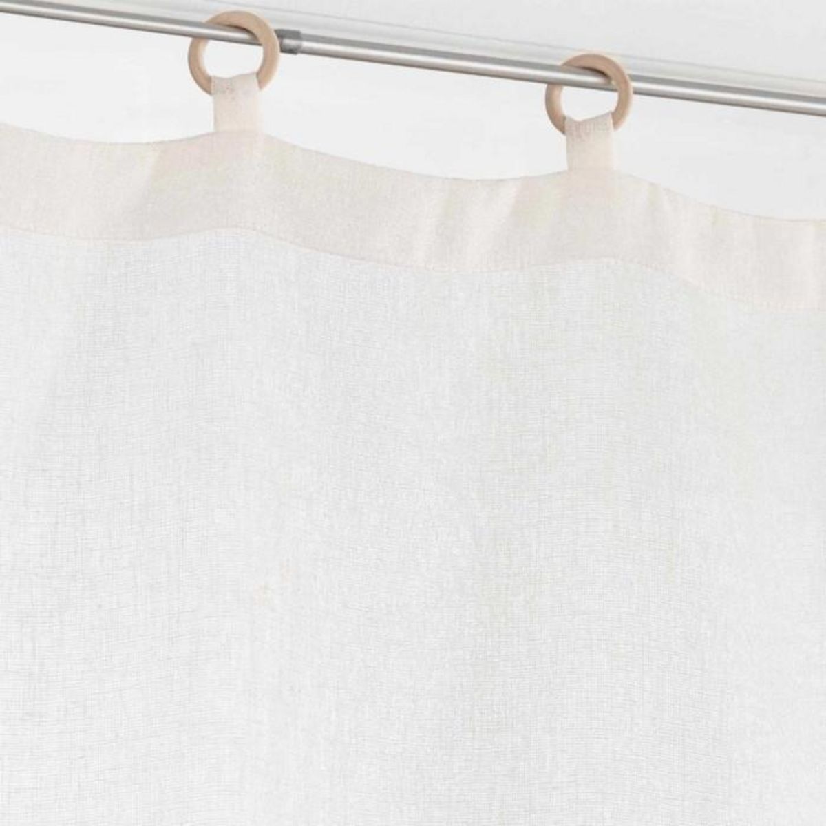 Paris Prix Paire de Voilages à Œillets  Minalisa  60x160cm Blanc