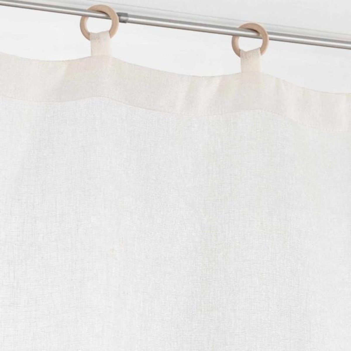 Paris Prix Paire de Voilages à Œillets  Minalisa  60x160cm Blanc