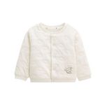 Petit Béguin Gilet bébé en molleton Câlins. Coloris disponibles : Beige