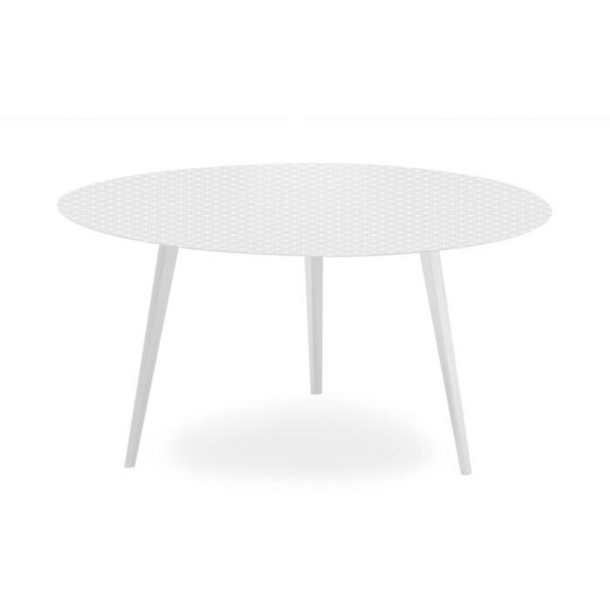 Paris Prix Table Basse 2 Covers  Scandinave  90cm Blanc