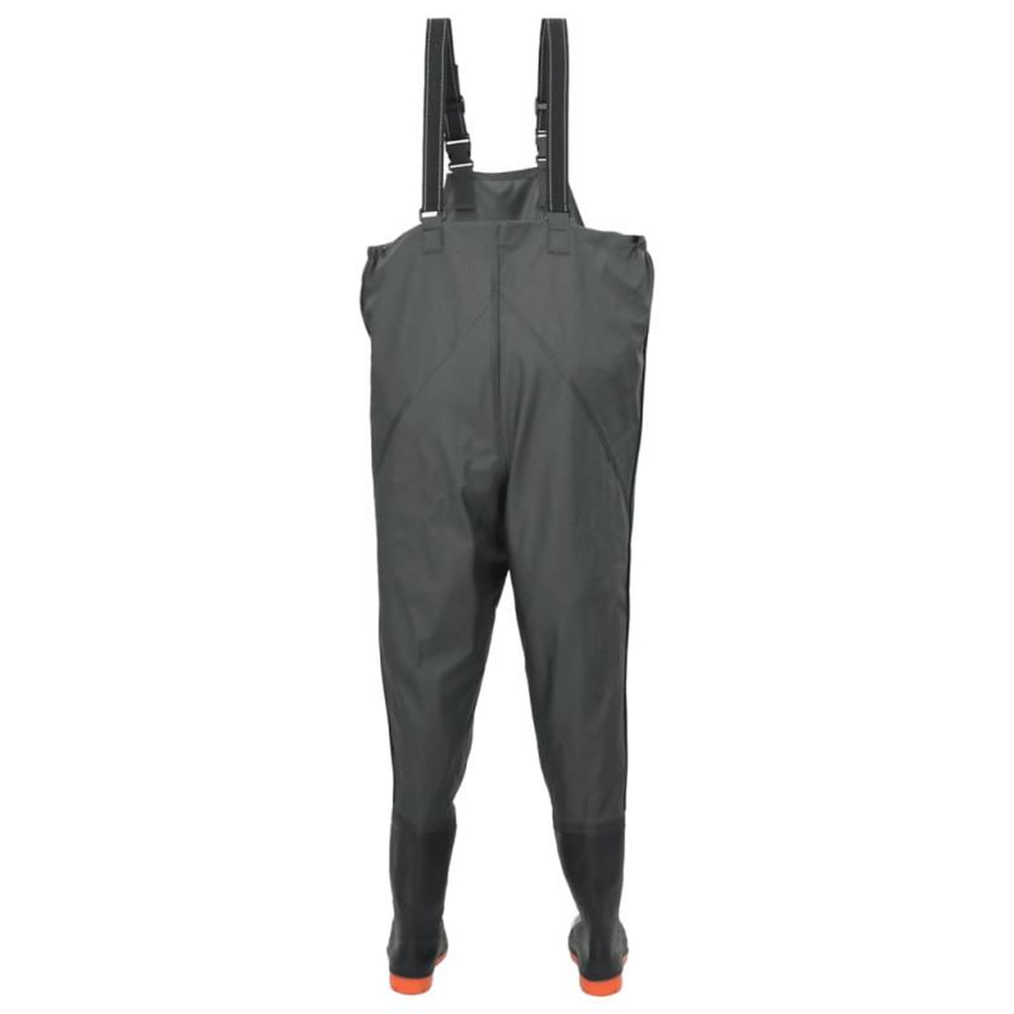 Voir la diapositive 4 : VIDAXL Cuissardes avec bottes vert foncé taille 43