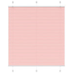 VIDAXL Store plisse rose 115x100 cm largeur du tissu 114,4cm polyester