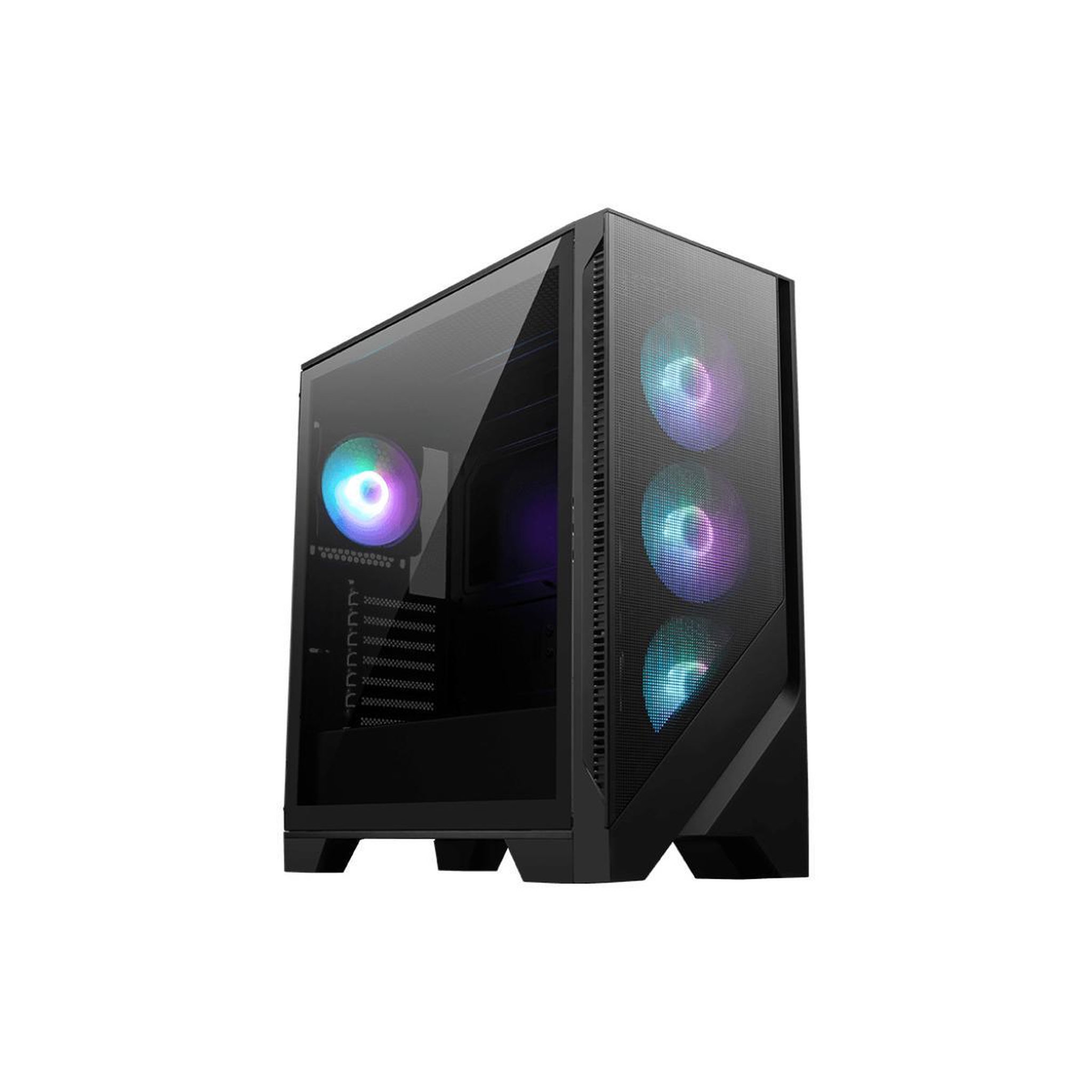 MSI Msi mag forge 321r airflow unité centrale midi tower noir, transparent