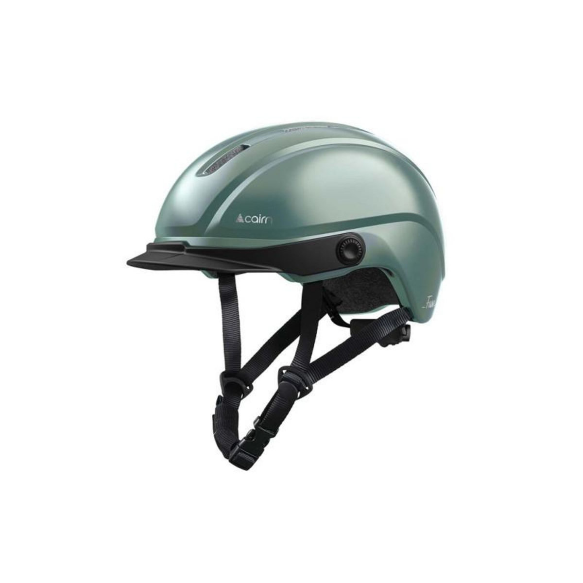 CAIRN Casque vélo Cairn Casque Urbain FUSE Mat Metallic Eucalyptus taille L