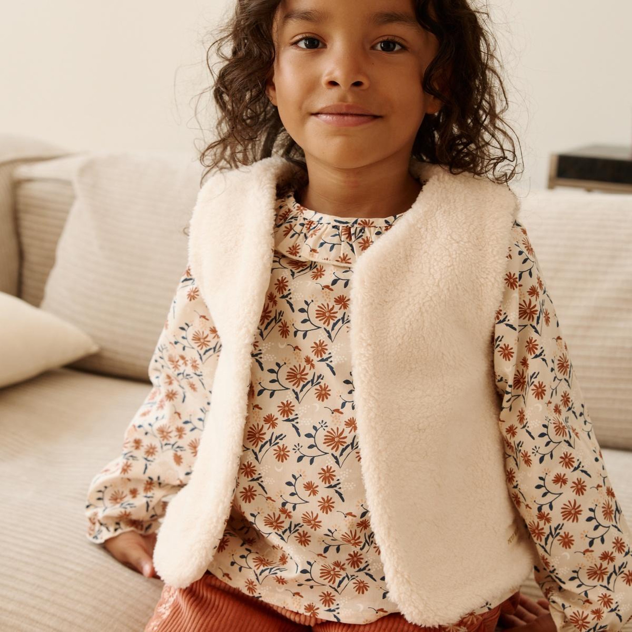 Voir la diapositive 6 : PETIT BEGUIN Blouse enfant en popeline ollie