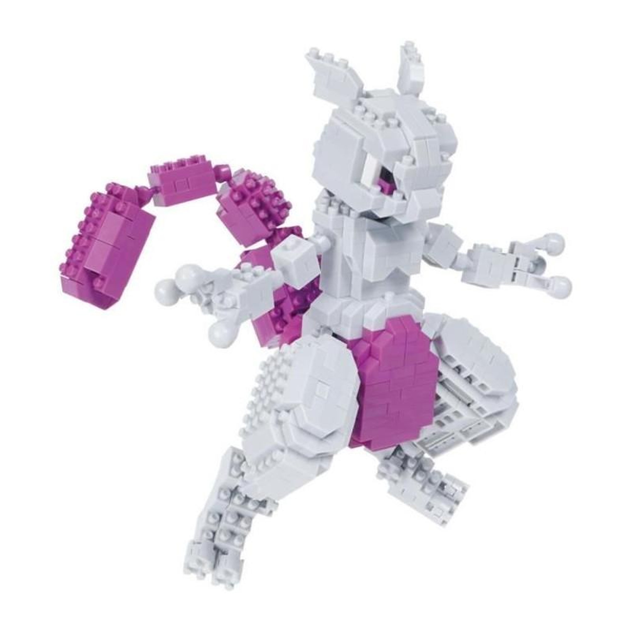 Voir la diapositive 2 : BANDAI Figurine en briques - BANDAI - NANOBLOCK - Pokémon - Mewtwo