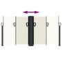 Voir la diapositive 5 : VIDAXL Auvent lateral retractable creme 120x600 cm