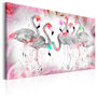 Voir la diapositive 1 : Paris Prix Tableau Imprimé  Flamingoes Family