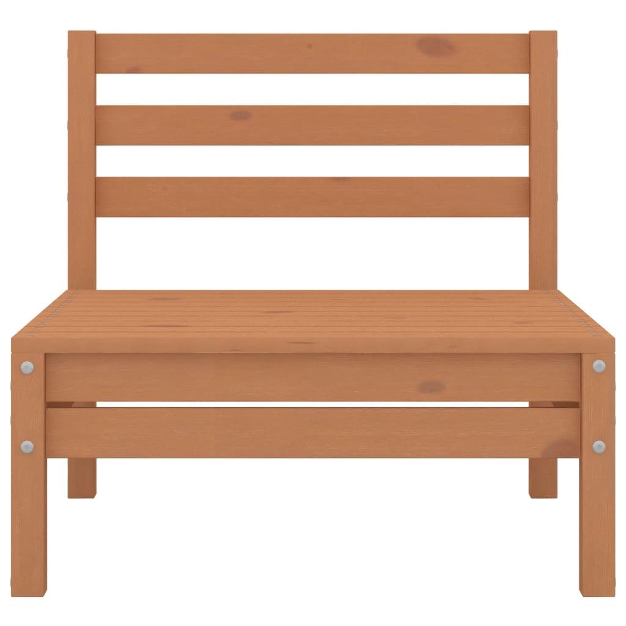 Voir la diapositive 4 : VIDAXL Salon de jardin 8 pcs marron miel bois de pin massif