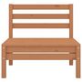 Voir la diapositive 4 : VIDAXL Salon de jardin 8 pcs Marron miel Bois de pin massif
