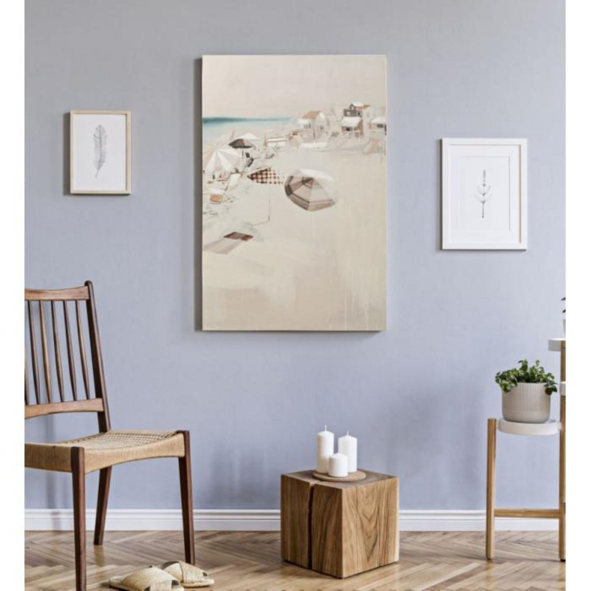 Paris Prix Toile Imprimée Déco  Beach  80x120cm Multicolore