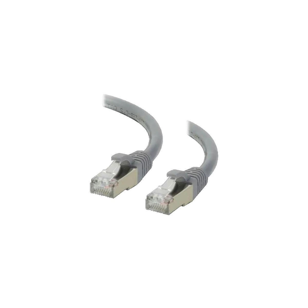 C2G Câble réseau C2G Cat6a blindé RJ-45 Mâle/Mâle 2 m gris