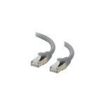 C2G Câble réseau C2G Cat6a blindé RJ-45 Mâle/Mâle 2 m gris