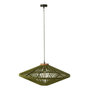 Voir la diapositive 1 : Paris Prix Lampe Suspension en Jute  Dollie  77cm Vert