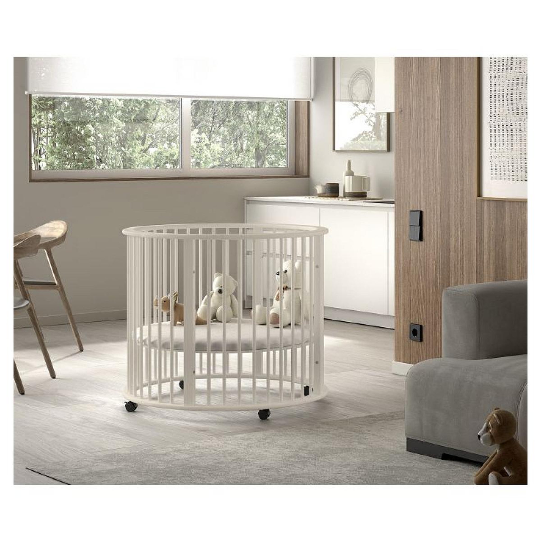 Voir la diapositive 3 : Vipack Parcs bébé Dino - gris clair