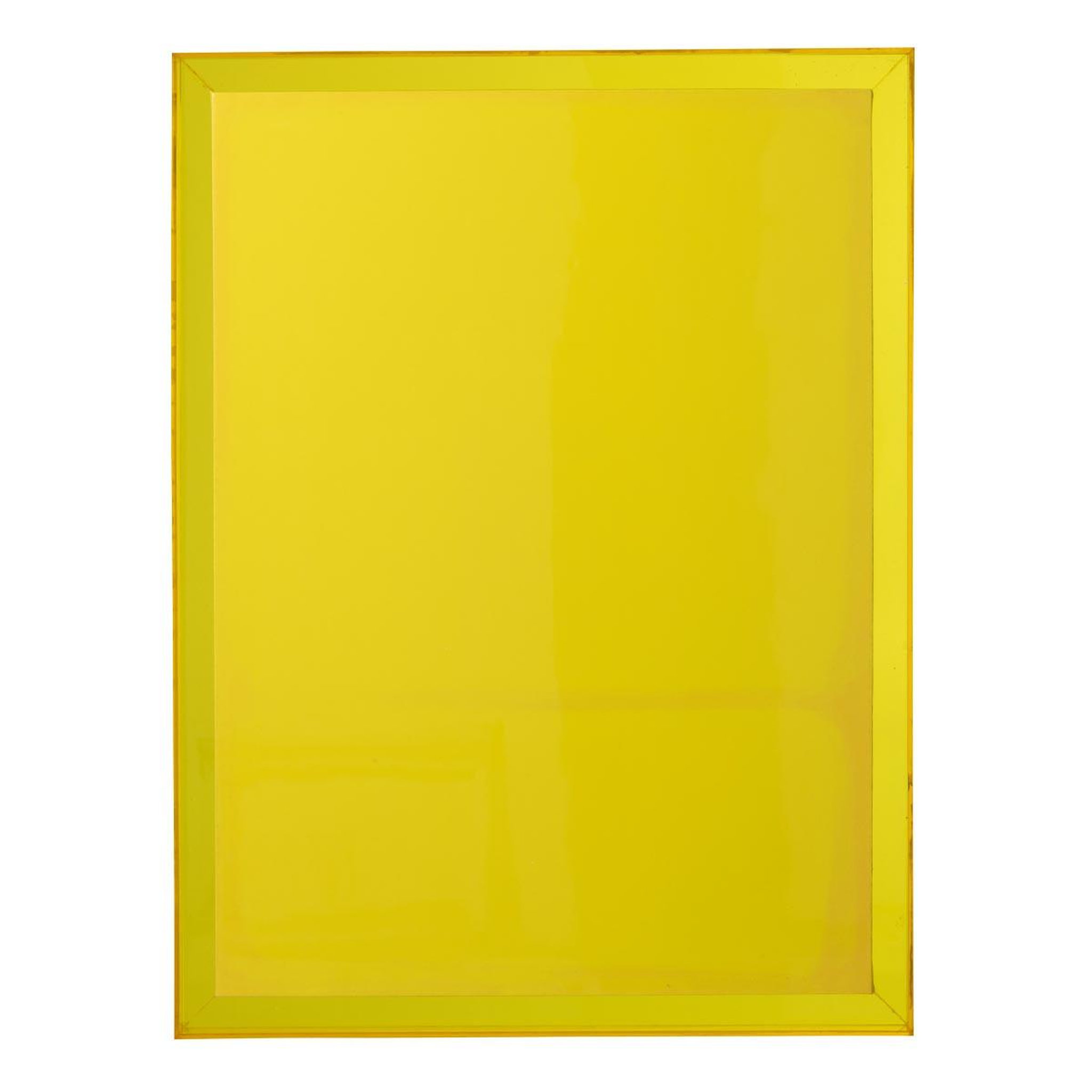 J-LINE Toile murale déco  moderne  60x80cm jaune fluo