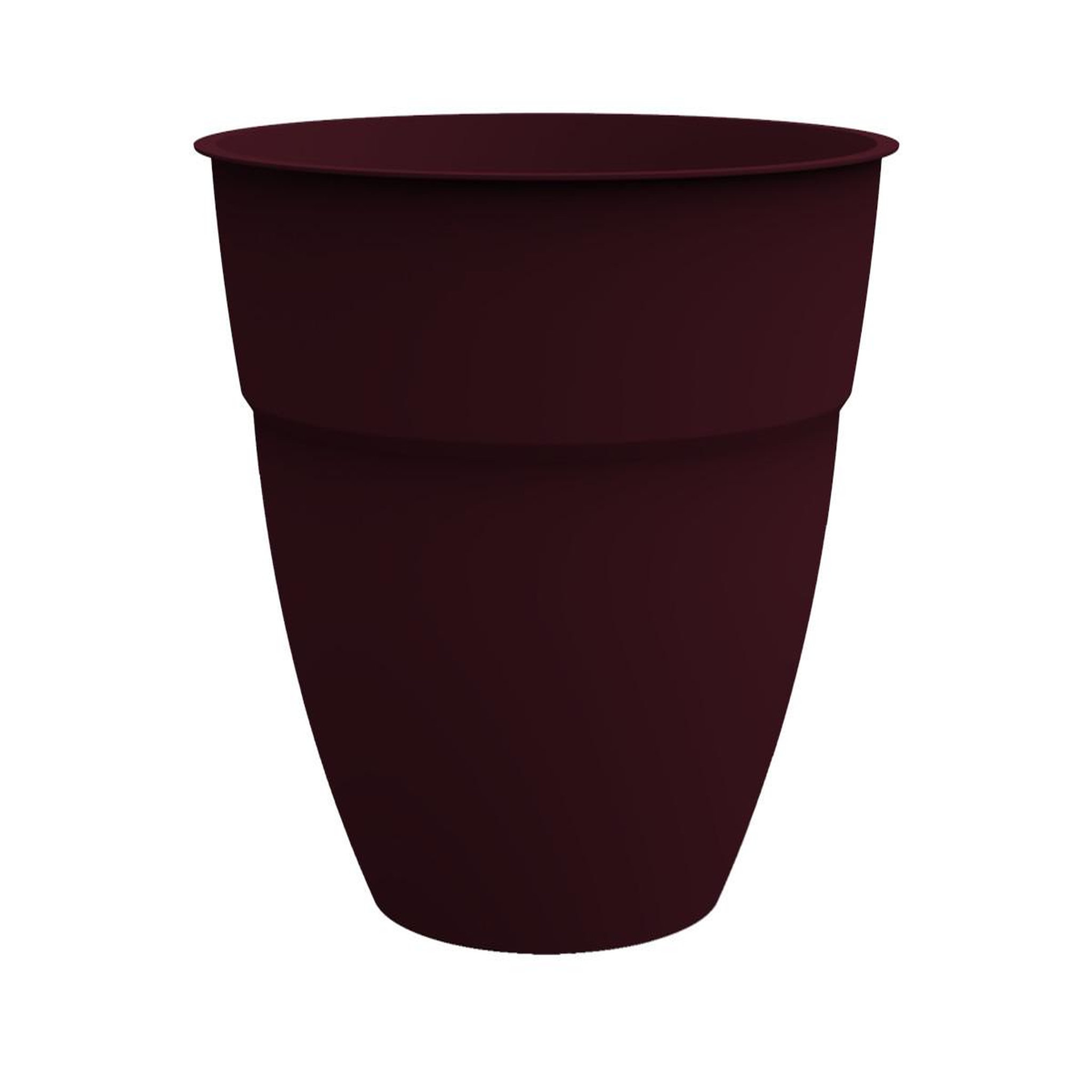 Eda Pot  de fleur rond Osaka Ø 40 x H.34,3 cm Rouge bourgogne - Eda