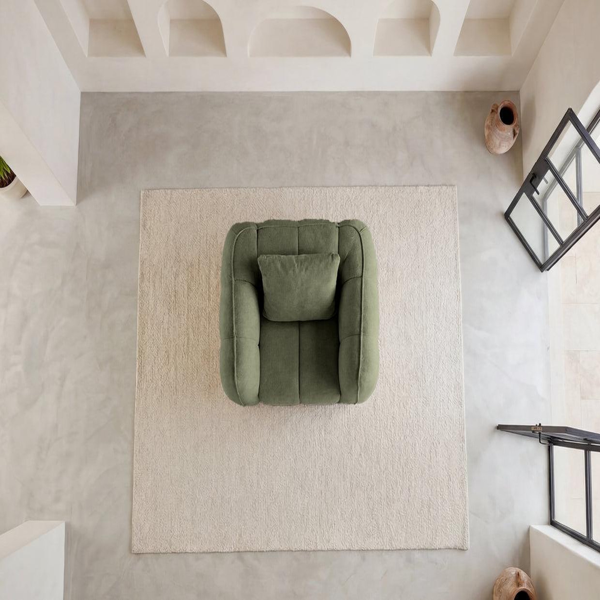 Voir la diapositive 5 : CASANOVA PARIS HAVANA - Fauteuil tissu lisse