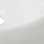 VIDAXL Lavabo de salle de bain avec mitigeur Ceramique Rond Blanc