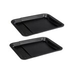 ZENKER Ensemble de 2 Plaques de four extensible de 35-52 x 32 cm Zenker Black Metallic