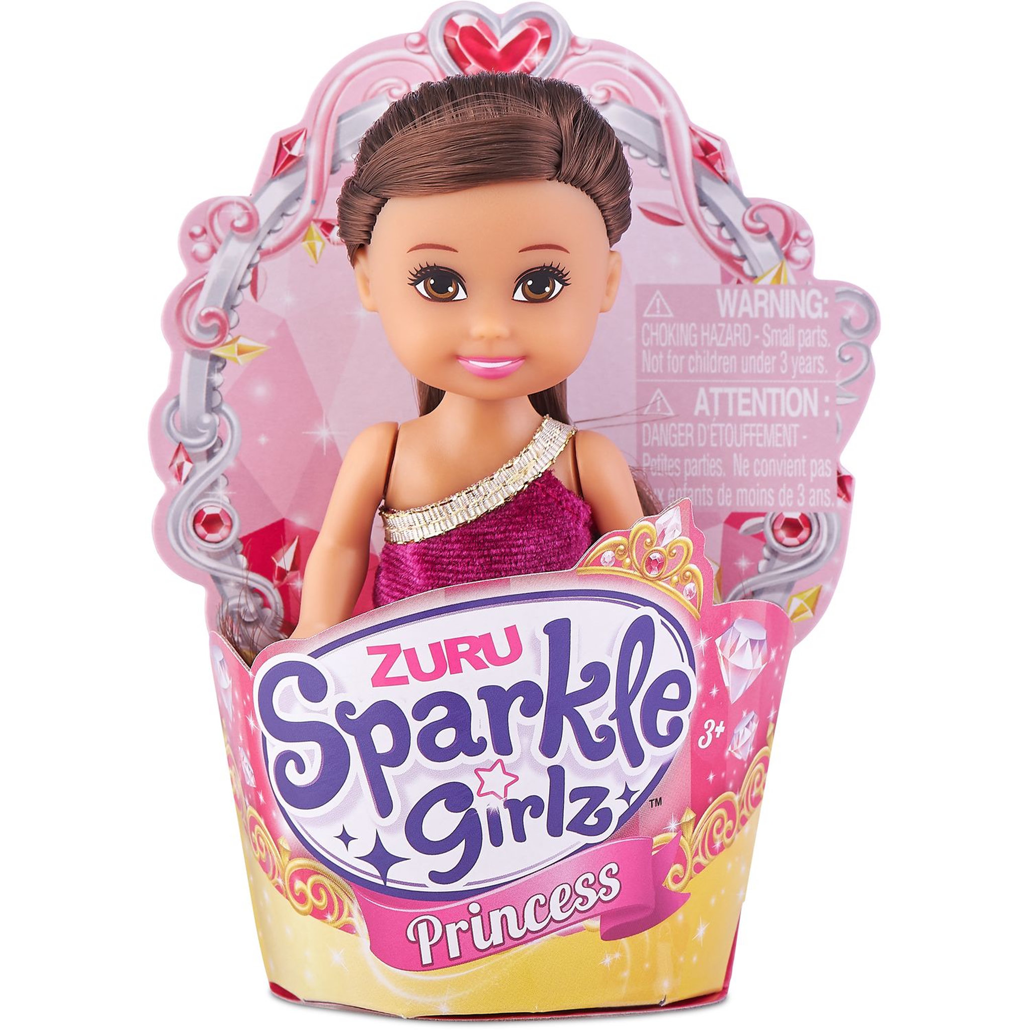 Voir la diapositive 4 : ZURU Poupée Sparkle Girls Cupcake Princesses