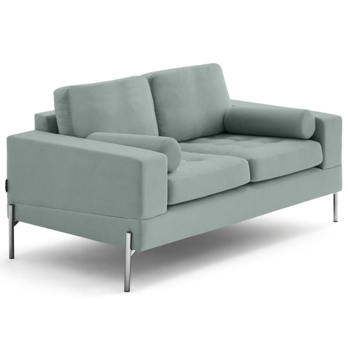 LISA DESIGN Isaure - canapé droit 2 places en velours