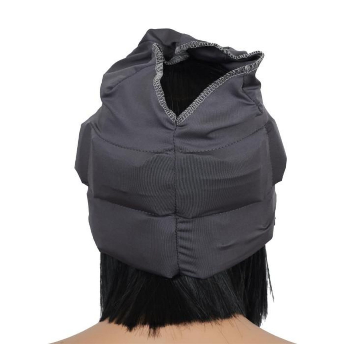 Paris Prix Bonnet pour Tête & Yeux  Effet Froid  23cm Gris