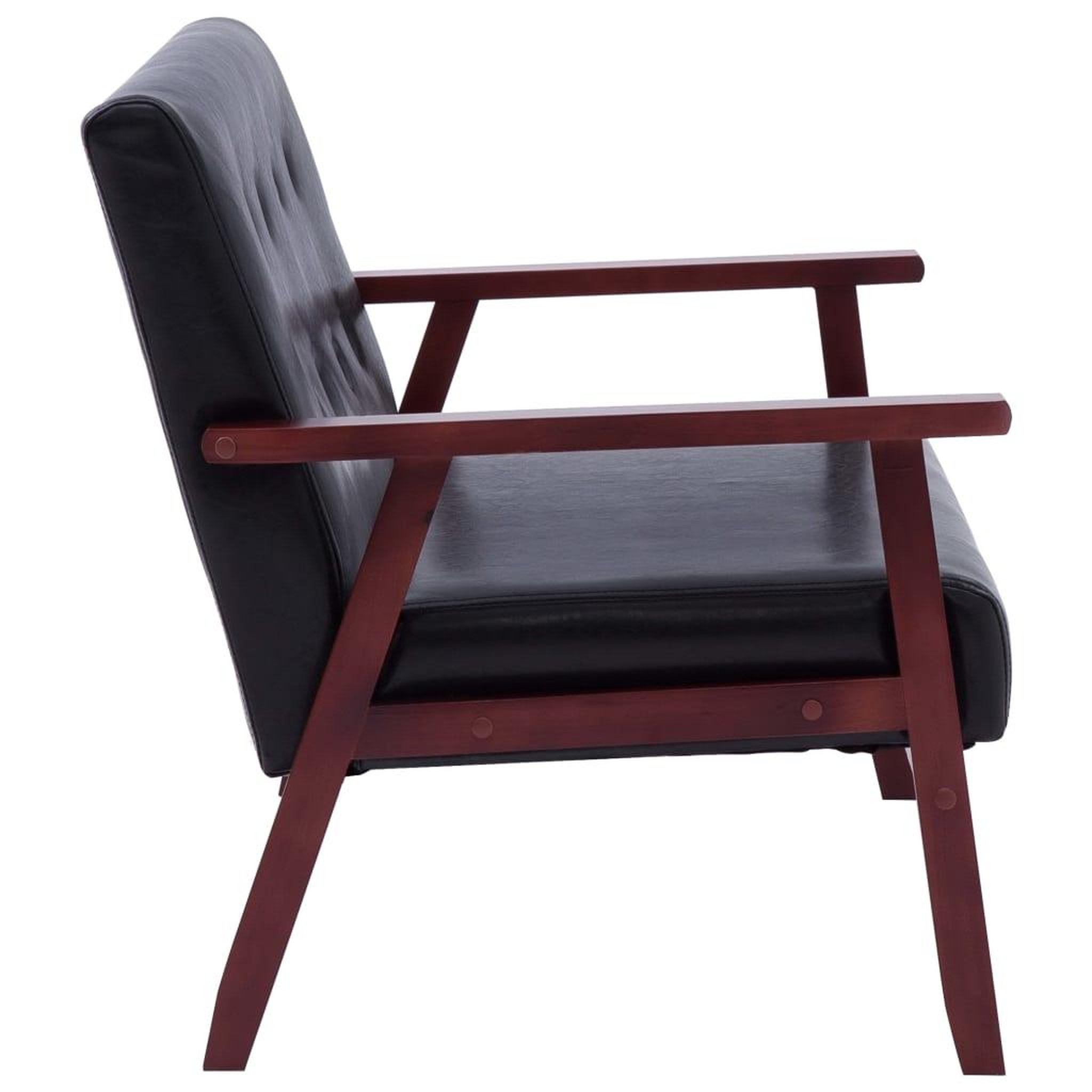 Voir la diapositive 5 : VIDAXL Ensemble de canapes 2 pcs noir similicuir