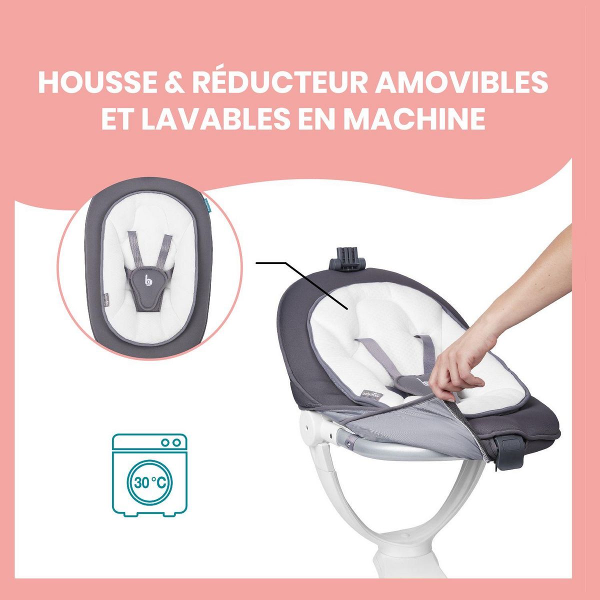 BABYMOOV Transat balancelle bébé Swoon Motion