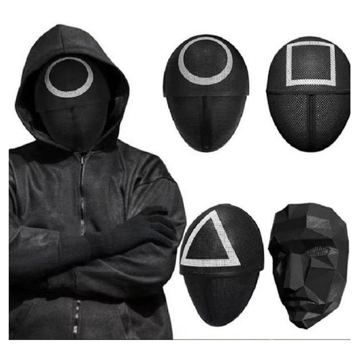 Masque Squid Game : Soldat carré