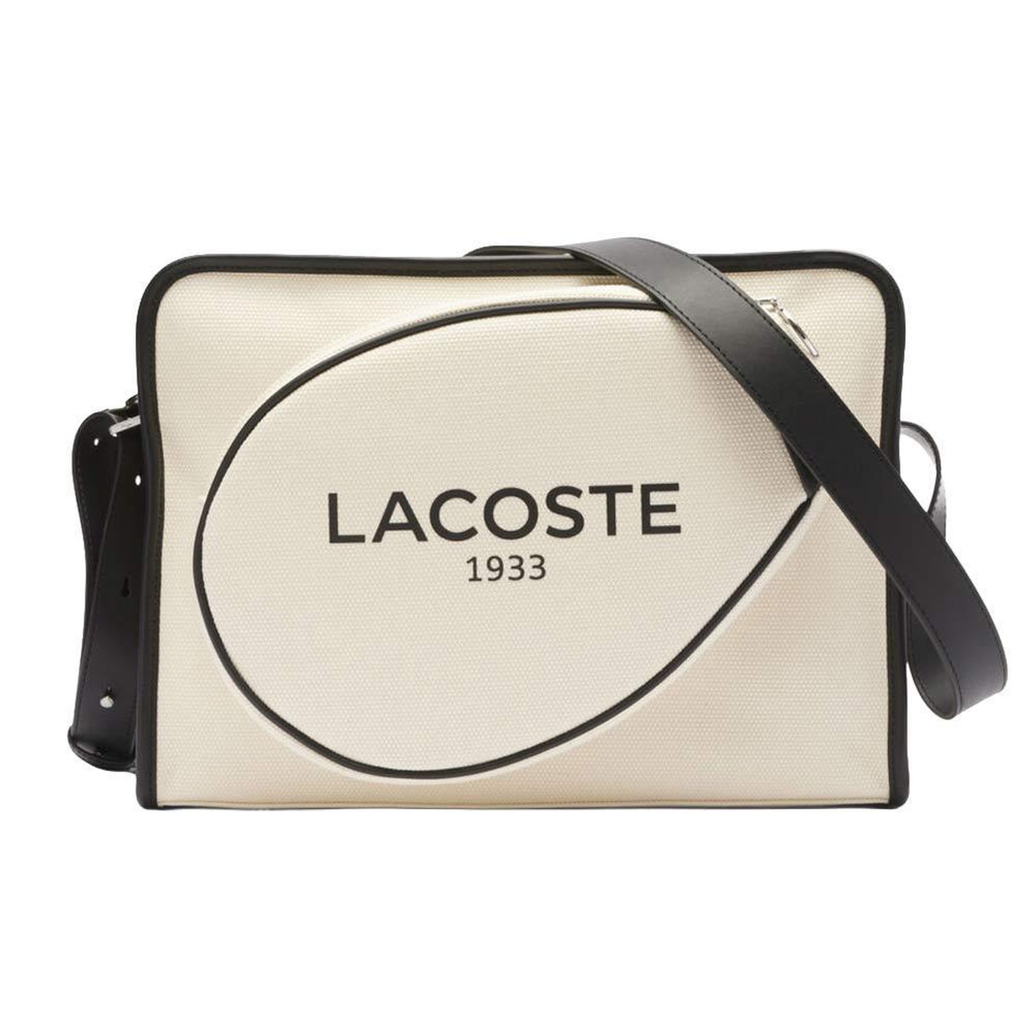 Lacoste Sac à bandoulière beige femme lacoste canvas. Coloris disponibles : Beige