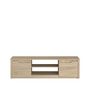 Voir la diapositive 1 : Meuble TV 2 portes 2 niches L150 cm MARGOT