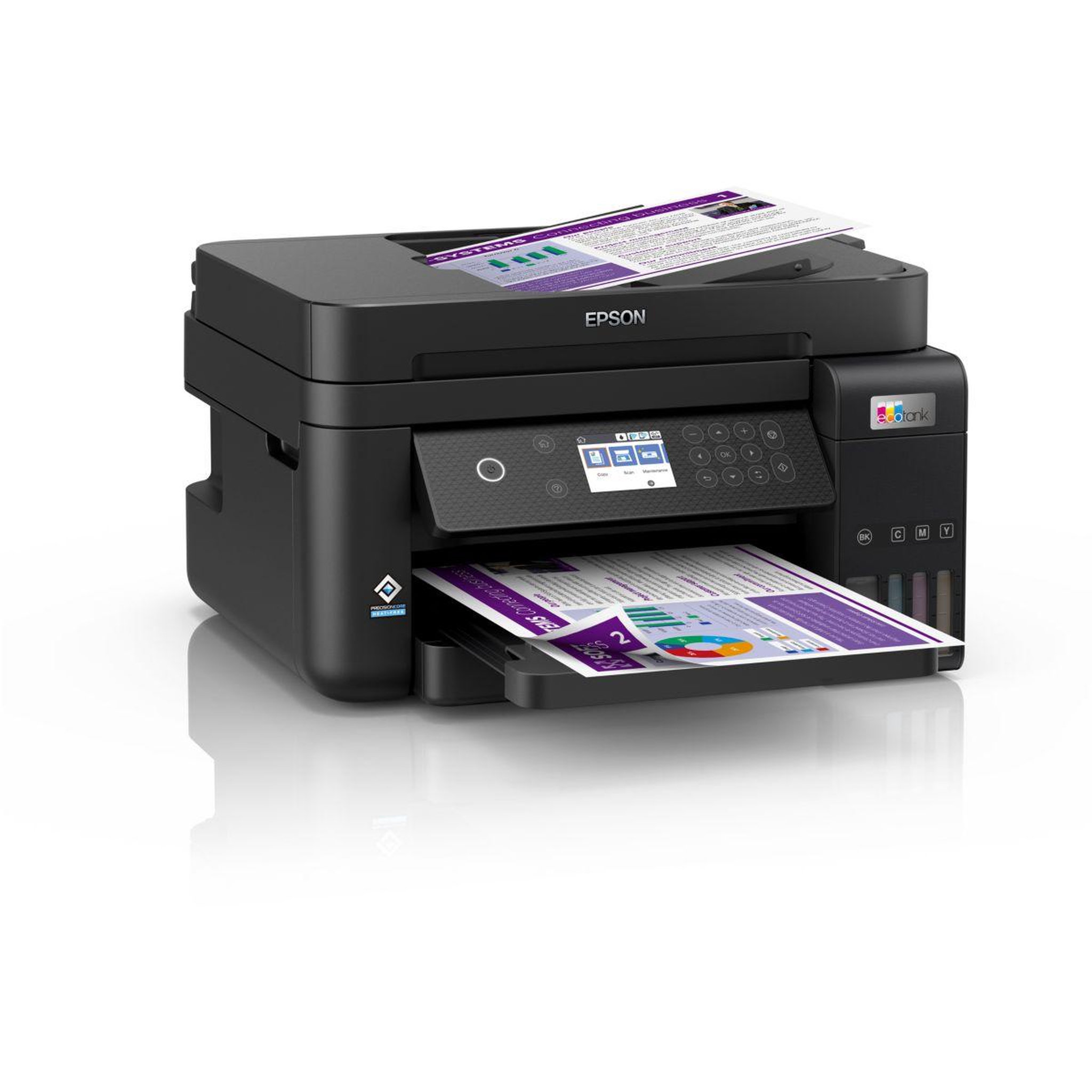 Voir la diapositive 2 : Epson Imprimante jet d'encre EcoTank ET-3850