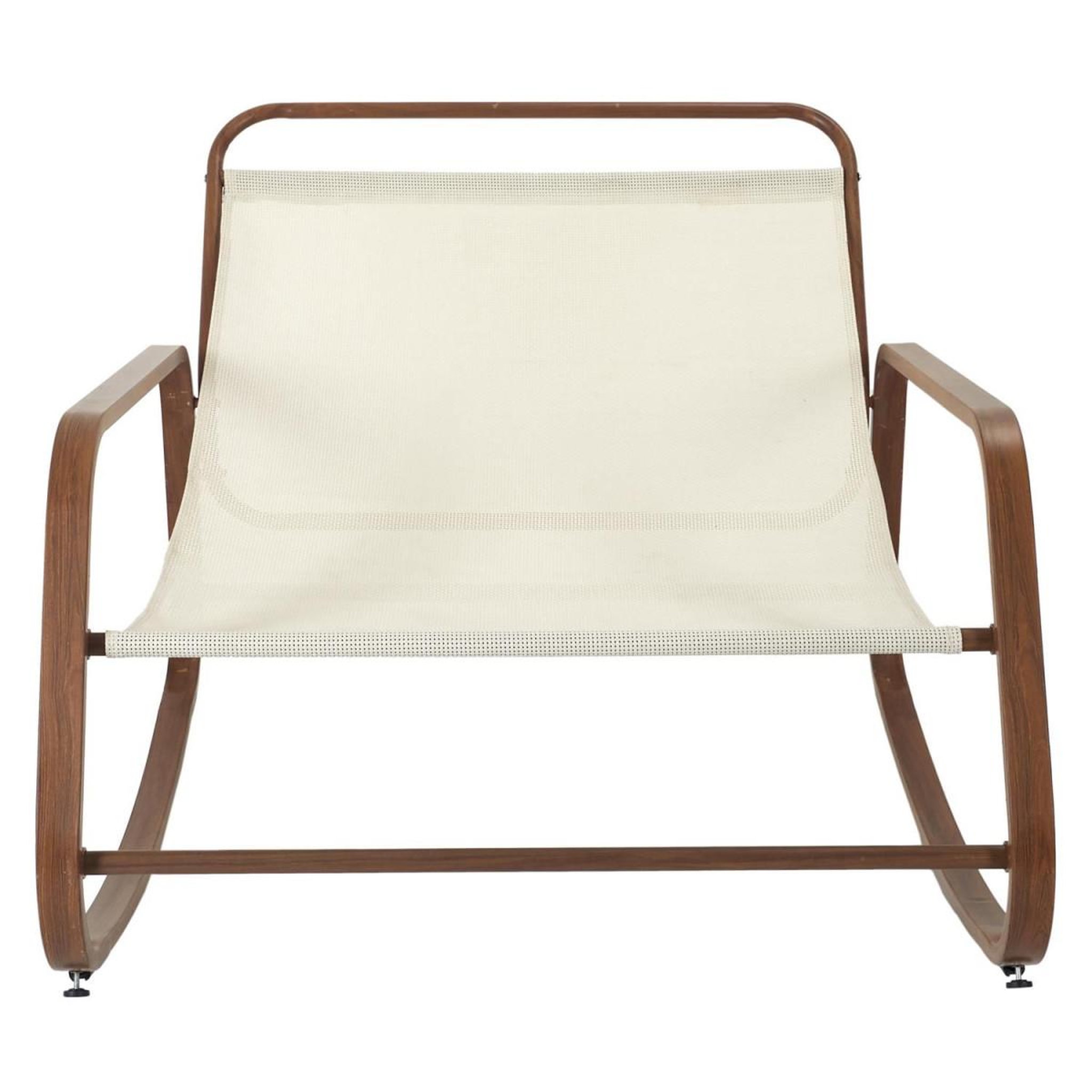 Voir la diapositive 4 : The Home Deco Factory Fauteuil à bascule design  miami  130cm blanc