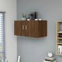 Voir la diapositive 1 : VIDAXL Armoire murale Chene marron 80x39x40 cm Bois d'ingenierie