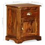Voir la diapositive 6 : VIDAXL Table de chevet Bois massif 40x30x50 cm