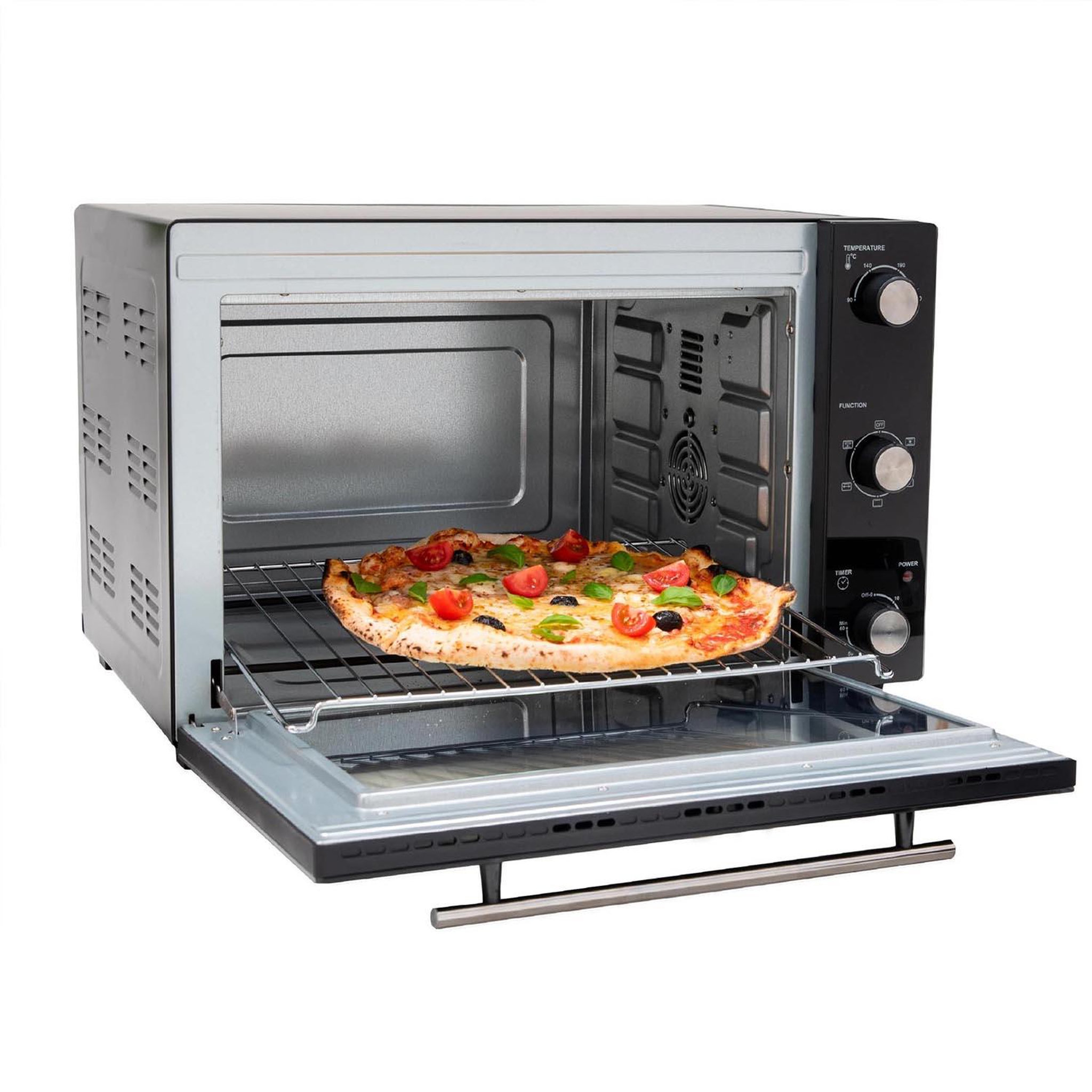 Voir la diapositive 3 : Kitchen move Four multifonction chaleur tournante 48l 1800w noir - BAT-48RC