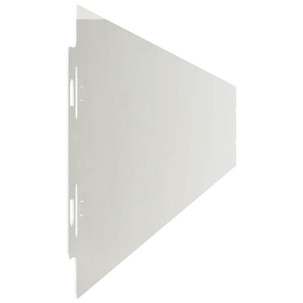 VIDAXL Bordures de pelouse 10 pcs 10x103 cm acier inoxydable