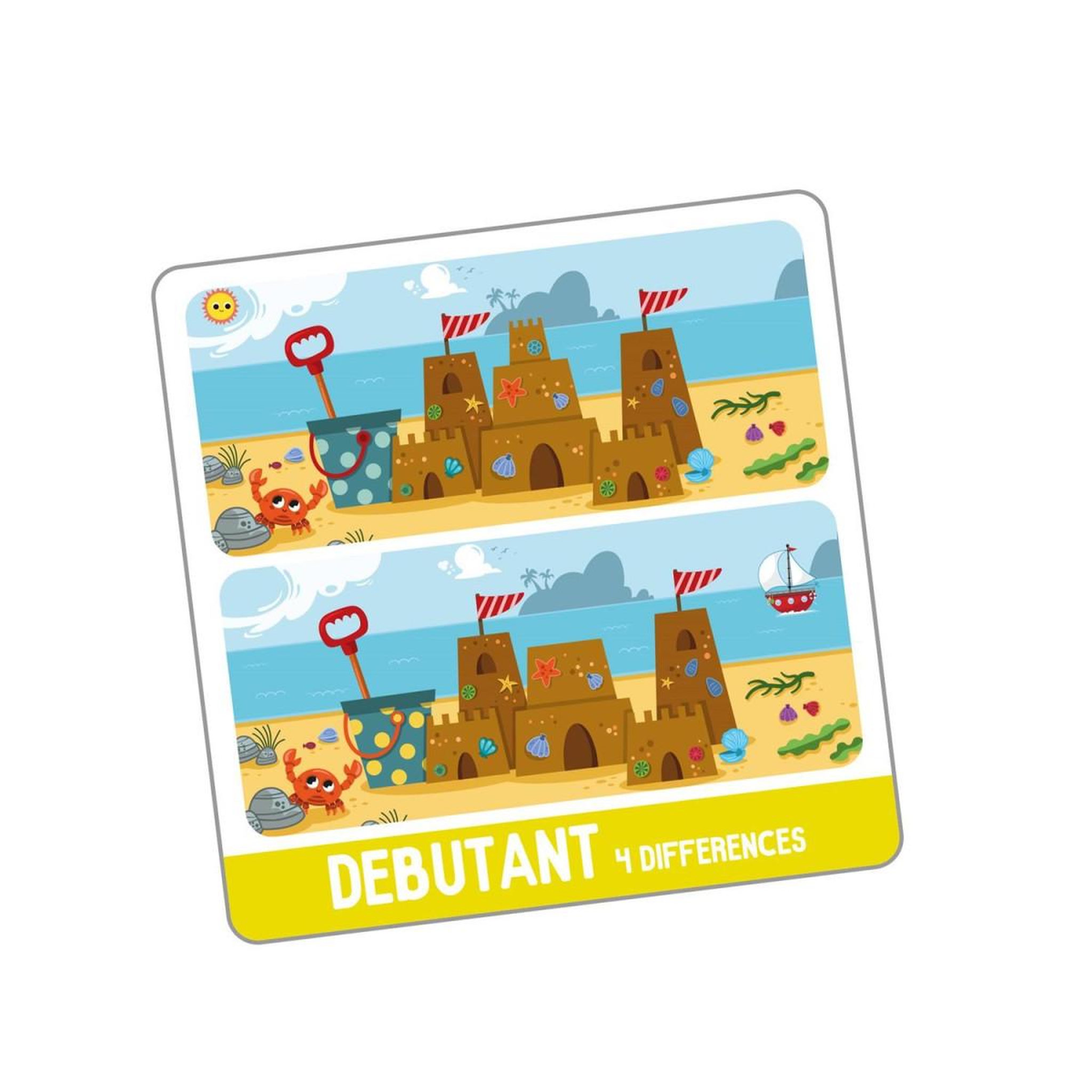 Voir la diapositive 4 : Jeux 2 momes Jeu de cartes  différences  15cm multicolore