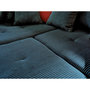 Voir la diapositive 4 : LISA DESIGN Rune - canapé panoramique d'angle droit - 7 places - avec pouf d'appoint - en velours côtelé