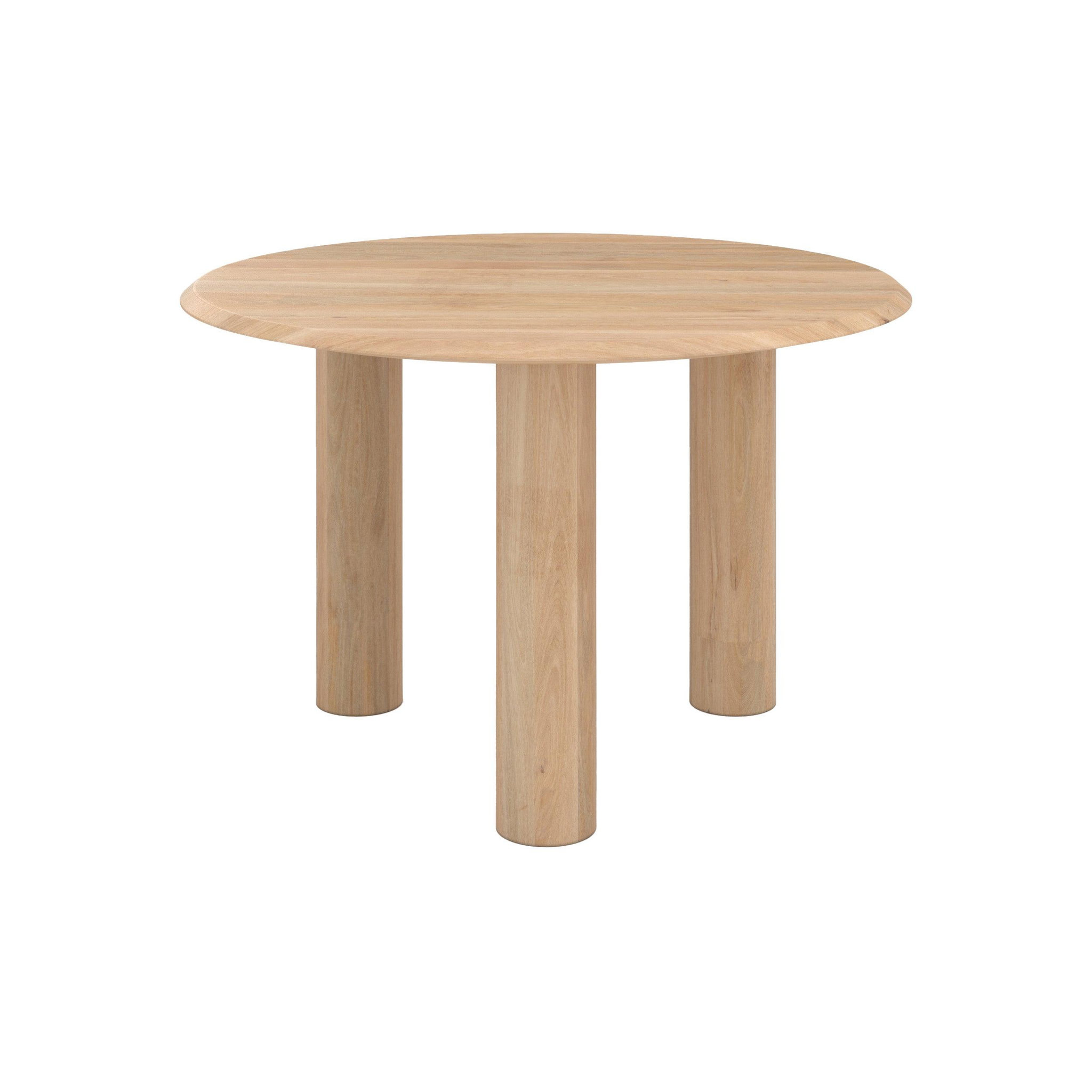 MAISON PAVANE Table ronde en bois de manguier 4 personnes-sacha