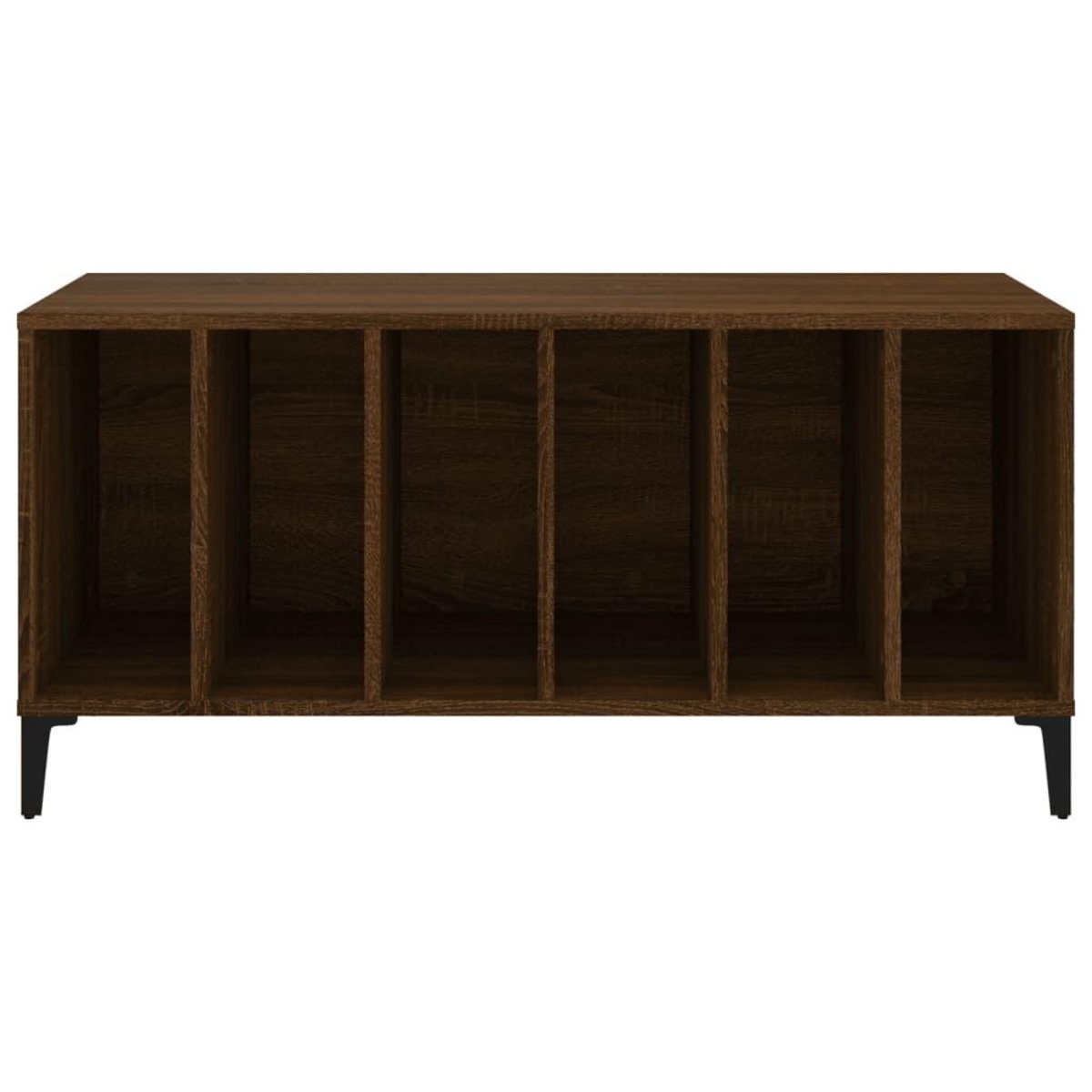 VIDAXL Armoire a disques chene marron 100x38x48 cm bois d'ingenierie