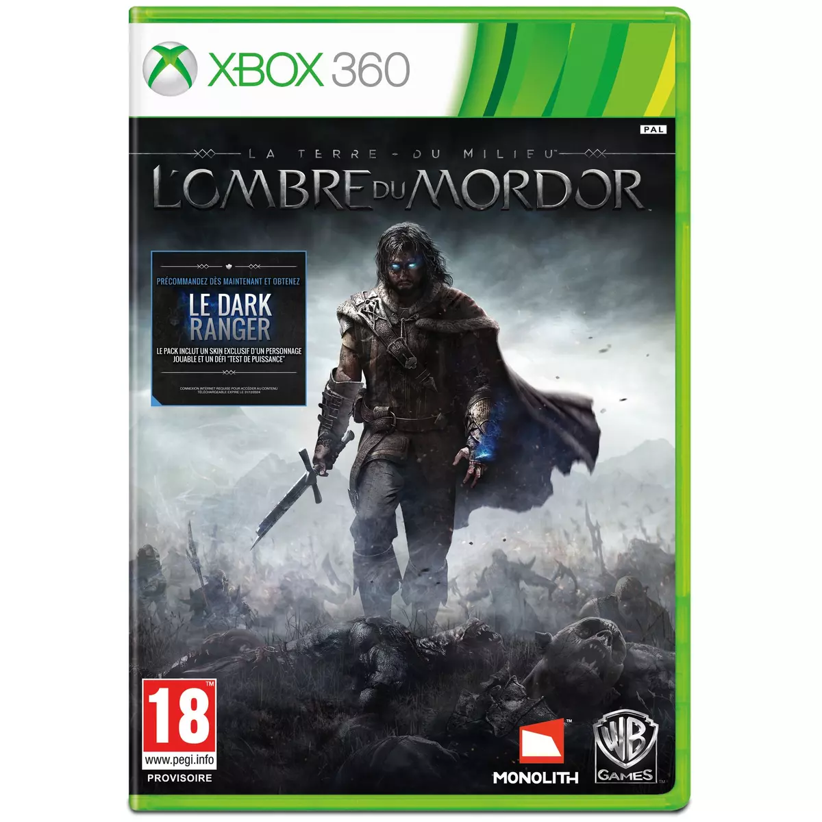 La Terre du Milieu : l'Ombre du Mordor Xbox 360