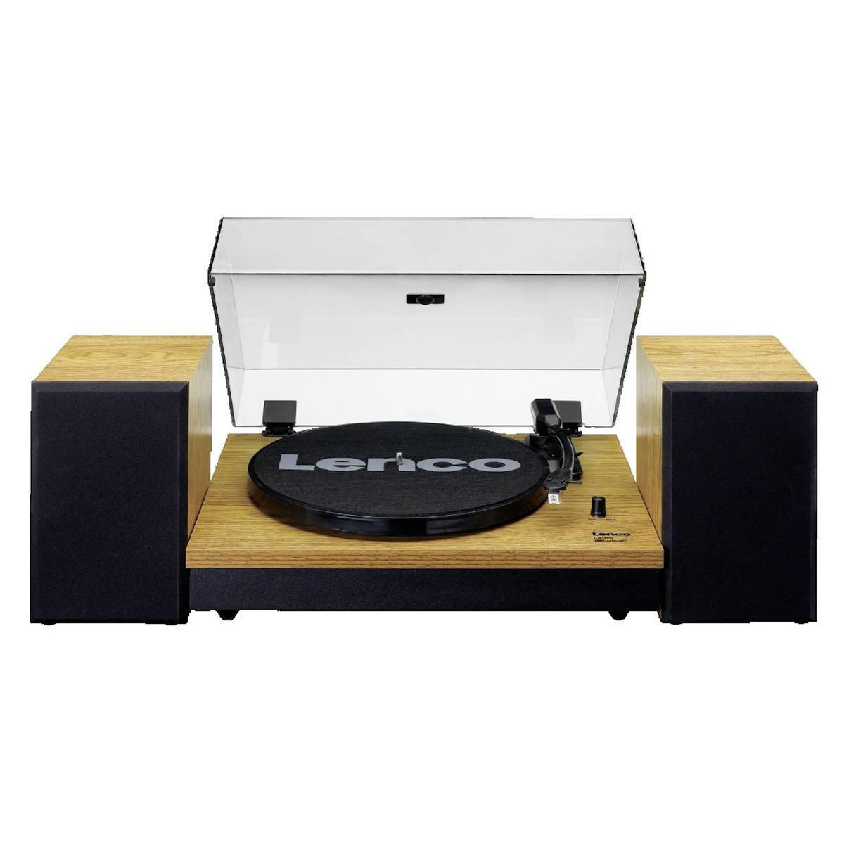 Lenco Platine vinyle Lenco LS-300 avec haut-parleurs en bois