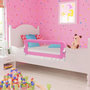 Voir la diapositive 1 : VIDAXL Barriere de securite de lit d'enfant Rose 120x42 cm Polyester