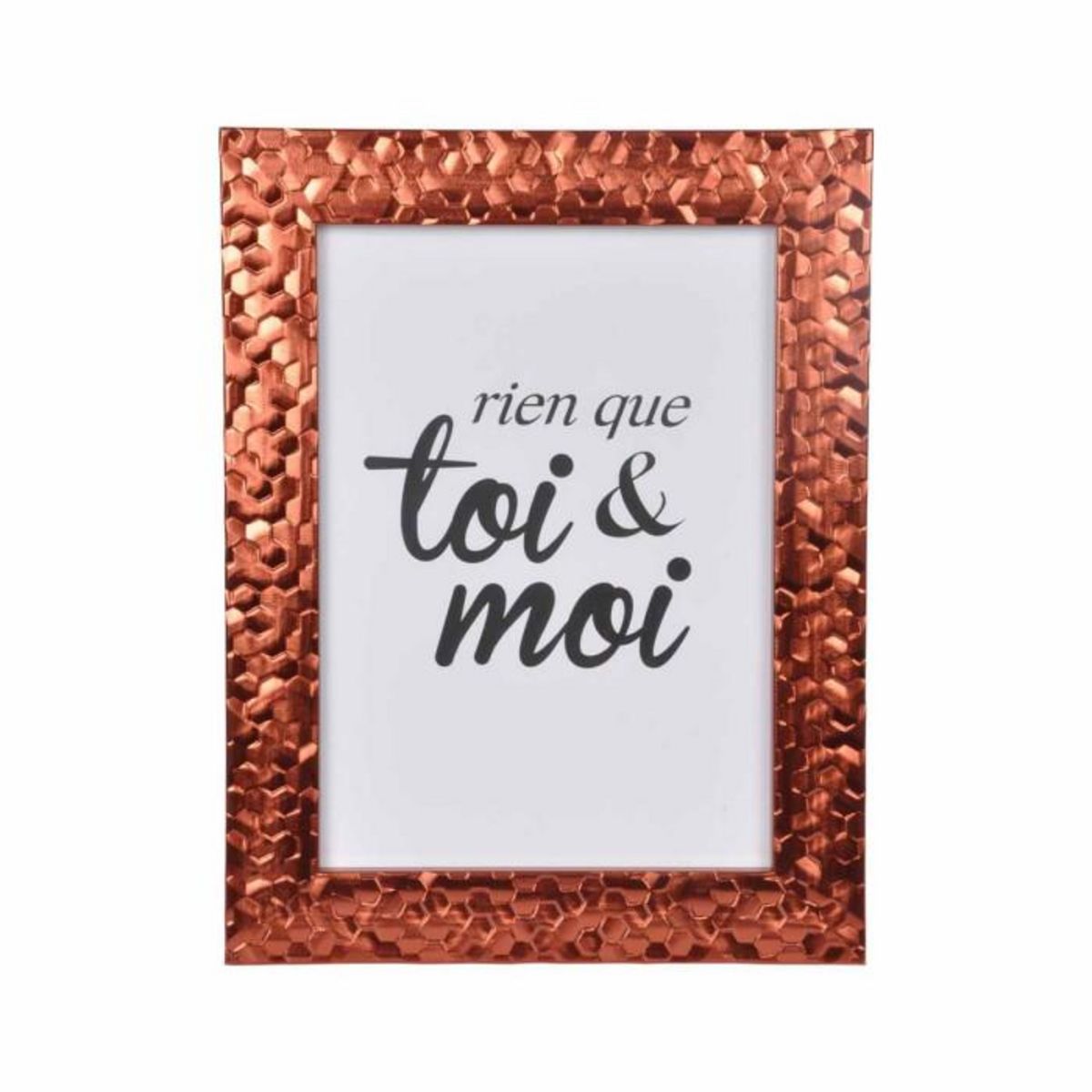 Paris Prix Cadre Photo Déco  Martelé  18x24cm Cuivre