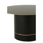 Voir la diapositive 2 : Paris Prix Table Basse en Métal  Border  60cm Noir