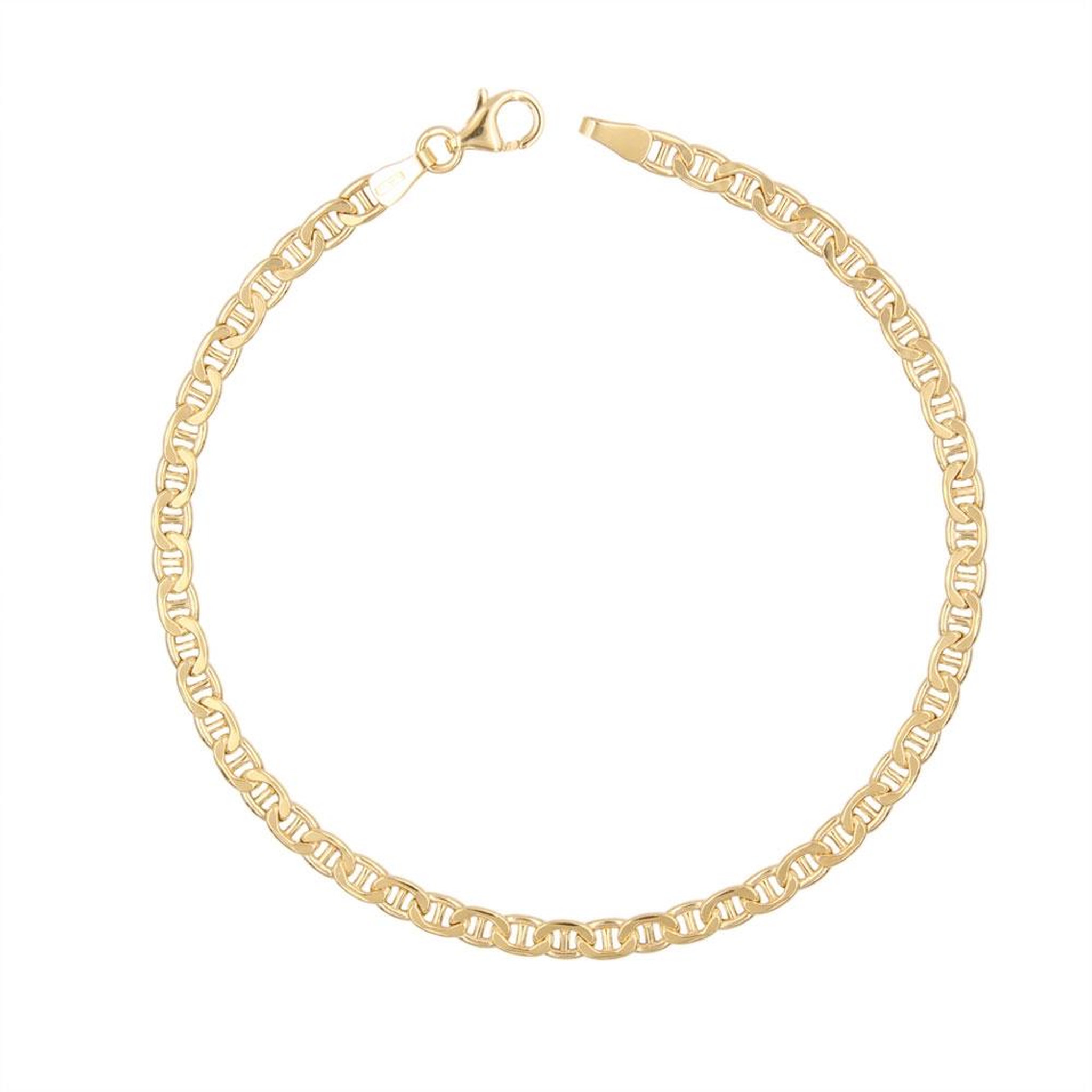 L'ATELIER D'AZUR Bracelet Or Jaune Maille Marine - Homme
